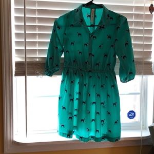 French Bulldog girls dress